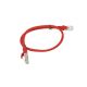 2. UTP-Patchkabel Lanberg PCU5-10CC-0050-R (RJ45 – RJ45; 0,50 m; UTP; Kat. 5e; rot)