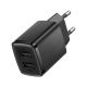 3. Baseus Compact Ladegerät 2x USB 10,5W schwarz (CCXJ010201)