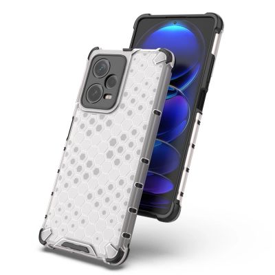 9. Honeycomb-Hülle für Xiaomi Redmi Note 12 Pro+, gepanzerte Hybridabdeckung in Schwarz
