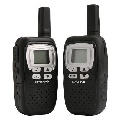 3. Olympia PMR 1208 Walkie-Talkie, 8 Kanäle, 446 MHz, Schwarz