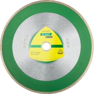 KLINGSPOR Volldiamantscheibe 250 mm x 1,9 mm x 30/25,4 mm DT600F Keramik.