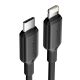 2. USB-C-auf-Lightning-Kabel, 3 A, 480 Mbit/s, 1 m, Schwarz