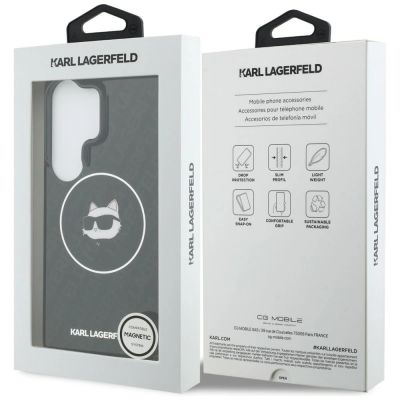8. Karl Lagerfeld IML Repeated Choupette MagSafe Hülle für Samsung Galaxy S26 Ultra - Schwarz