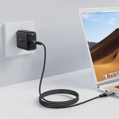 4. Acefast C4-03 Schwarz USB-C – USB-C PD QC-Kabel 100 W 5 A 480 Mbit/s 2 m – Schwarz