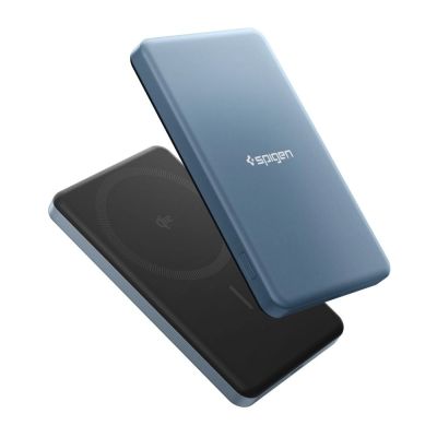 3. Spigen EA2205MQ Essential MagSafe 5000 mAh 22,5 W QI2 Powerbank – Marineblau