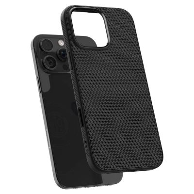 9. Spigen Liquid Air "T" MagSafe Hülle für iPhone 16 Pro - Mattschwarz