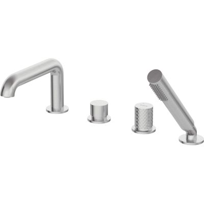 4-Loch-Badewannenarmatur mit Duschset