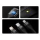 14. Baseus Flash Series II Kabel USB - USB Typ C / Lightning / Micro USB 100 W 1,2 m schwarz (CASS030001)