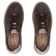 6. Damen-Plateau-Sneaker aus Leder, braun, Filippo DP6119