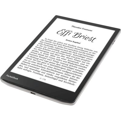 5. PocketBook InkPad 4 743 7,8" 32GB Wi-Fi Stardust Silver E-Book-Reader