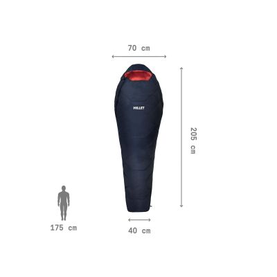 3. MILLET Baikal 750 W Damenschlafsack marineblau
