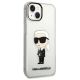 4. Karl Lagerfeld Ikonik Karl Lagerfeld Hülle für iPhone 13 / 14 / 15 - Transparent