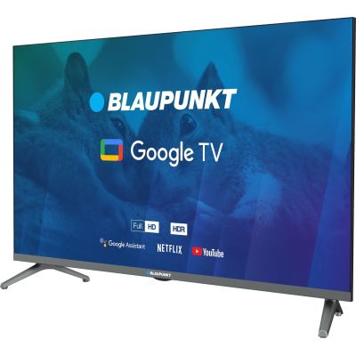 2. Blaupunkt 32FBG5000S 32" Full HD LED-Fernseher mit Google TV, Dolby Digital, WLAN (2,4–5 GHz), Bluetooth und in Schwarz