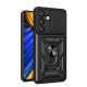 Hybrid Armor Camshield Hülle für Samsung Galaxy S26 - Schwarz