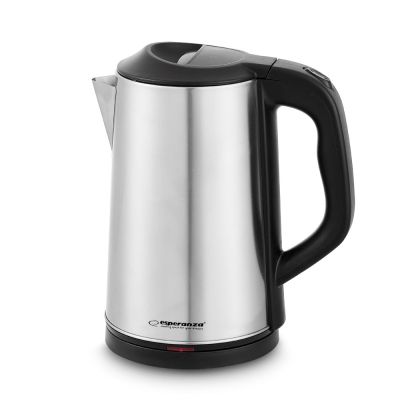 3. ESPERANZA Wasserkocher Tiber 2,5 l Mattsilber EKK036X