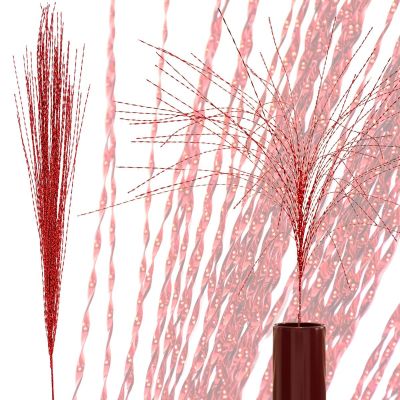 11. Dekorativer Zweig 117 cm Rot