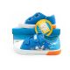 10. Leomil Sonic Kinder Sportschuhe Leichte Sneakers mit Klettverschluss Blau und Rot