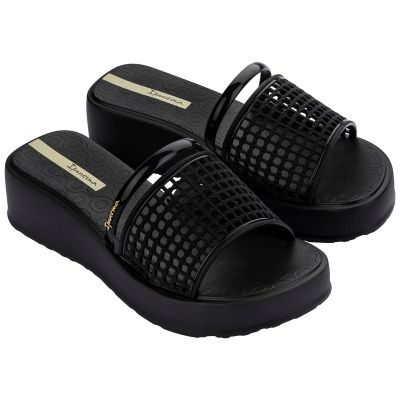 Ipanema Damen-Flip-Flops Essence, schwarz, Plateau, modisch