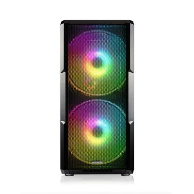 5. MODECOM VOLCANO AMIRANI ARGB SCHWARZES COMPUTERGEHÄUSE