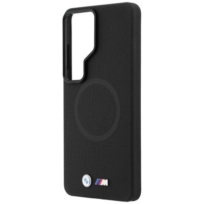 6. BMW M Metal Logo MagSafe Hülle für Samsung Galaxy S26 Ultra - Schwarz