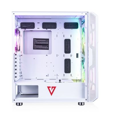 11. MODECOM VOLCANO AMIRANI ARGB WEISSES COMPUTERGEHÄUSE