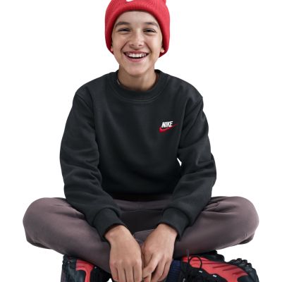 3. Nike Sportswear Club Fleece Kinder-Sweatshirt Schwarz FD3006 012