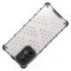 6. Gepanzerte Wabenhülle mit Gelrahmen für Samsung Galaxy A73 transparent