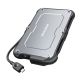3. GRAUGEAR G-2502-C-10G Festplattengehäuse HDD/SSD-Gehäuse Schwarz, Stahl 2,5"