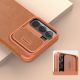10. Nillkin Qin Leder Pro Case Hülle für Samsung Galaxy S22+ (S22 Plus) Kameraschutz Holster Cover Flip Case Braun