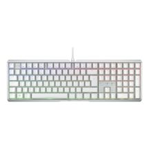 CHERRY XTRFY MX 3.1 Tastatur – Standardgröße – Hintergrundbeleuchtung – USB-C – QWERTZ – Deutsch – Tastenschalter: CHERRY MX2A Braun – Weiß