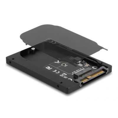 DeLOCK Konverter 2,5" U.2 SFF-8639 auf M.2 NVMe mit Key M - 7 mm Bauhöhe