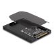 DeLOCK Konverter 2,5" U.2 SFF-8639 auf M.2 NVMe mit Key M - 7 mm Bauhöhe
