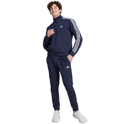 11. adidas Basic 3-Streifen Fleece M Trainingsanzug IJ6064