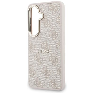 9. Guess 4G MagSafe Hülle mit geprägtem Ring für Samsung Galaxy S26+ - Pink