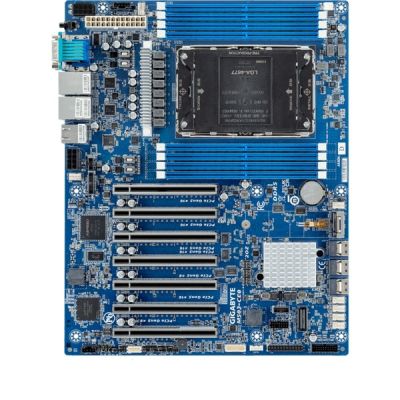 6. Gigabyte MS03-CE0 Motherboard 1x LGA4677 Intel Xeon Scalable 4/5gen C741 (8x DIMM, 3x SlimSAS (12x SATA), 1xM.2, 2x 1Gbe IPMI, ATX)