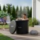 50. VIRTUFIT EISBAD XXL - 375 LITER - ANTHRAZIT - MIT ZUBEHÖR