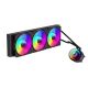GameMax ICEBURG 360 INFINITY BK Computer-Kühlsystem Prozessor All-in-One Flüssigkeitskühler 12 cm Schwarz 1 Stück.