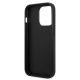 7. Karl Lagerfeld Glitzer-Logo-Hülle für iPhone 14 Pro Max – Schwarz
