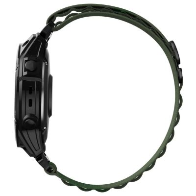 2. Tech-Protect Nylon Pro Strap für Garmin Fenix ​​​​5/6/6 Pro/7 – Dunkelgrün