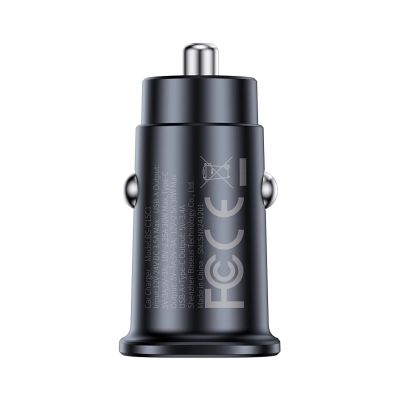 11. Baseus GoTrip USB-C / USB-A 30W Autoladegerät - Schwarz