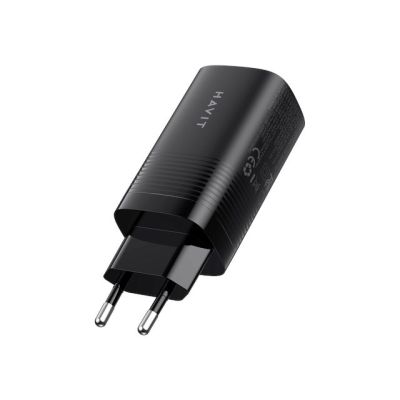 5. Havit UC20 EU-Ladegerät USB-C + USB-C + USB-A (Schwarz)