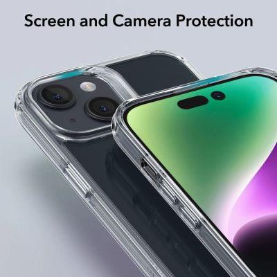 4. ESR Ice Shield Hülle für iPhone 15 Plus – transparent