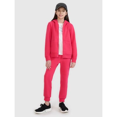 6. Mädchen-Sweatshirt mit Reißverschluss und Kapuze 4F 4FJWSS25TSWSF1706-55S