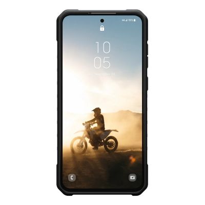 3. UAG Pathfinder Clear Magnet - Schutzhülle für Samsung Galaxy S25 FE mit integriertem Magnetmodul (aschgrau/schwarz)