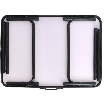 7. Klappbarer Campingtisch 75 x 55 x 25-59 cm, Holz