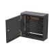 10. LANBERG Installationsschrank TPR 10" mit Mesh-Platte 340×340×140, schwarz (vormontiert)