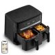 3. TEFAL Dual Easy Fry Essential Airfryer EY901N, 2700 W, 8,3 L, Juodas