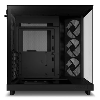12. NZXT H6 FLOW RGB MIDI-TOWER-COMPUTERGEHÄUSE MIT FENSTER, SCHWARZ
