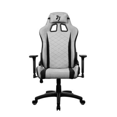 Arozzi Gaming Stuhl Avanti Ash SoftFabric Konsolen-Gaming-Stuhl, gepolsterte Sitzfläche