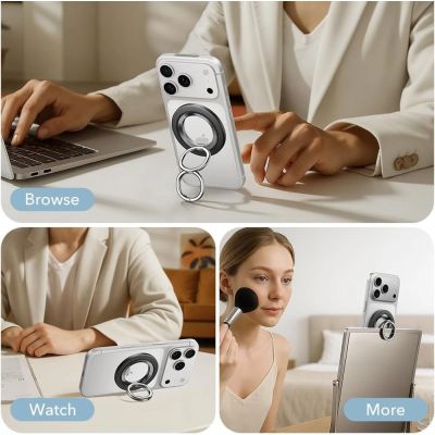 2. ESR Magnetische HaloLock MagSafe Handyhalterung – Schwarz